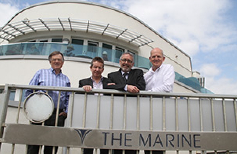 Tourism managers at The Marine Restaurant